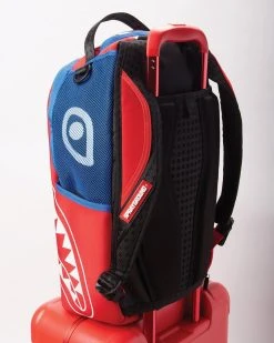 SPRAYGROUND® FULL-SIZE RED CARRY-ON CAMO LUGGAGE BUNDLE