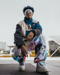 SPRAYGROUND® SHOCKWAVE COLOR BLOCK VINTAGE JACKET APPAREL+GEAR