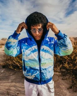 SPRAYGROUND® SHARKSPHERE REVERSIBLE PUFFER JACKET