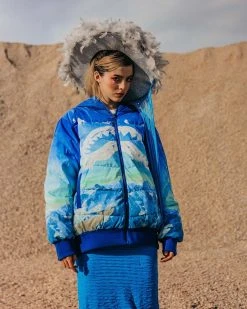 SPRAYGROUND® SHARKSPHERE REVERSIBLE PUFFER JACKET