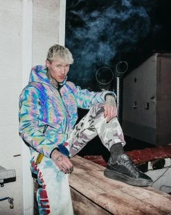 SPRAYGROUND® DAY & NIGHT SHARK JACKET (REFLECTIVE IRIDESCENT) APPAREL+GEAR