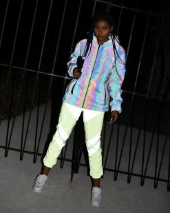 SPRAYGROUND® DAY & NIGHT SHARK JACKET (REFLECTIVE IRIDESCENT) APPAREL+GEAR