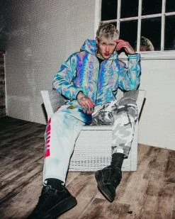 SPRAYGROUND® DAY & NIGHT SHARK JACKET (REFLECTIVE IRIDESCENT) APPAREL+GEAR