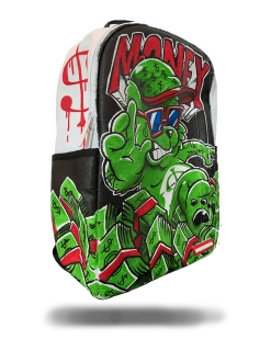 SPRAYGROUND® THE SPRAYGROUND DIY WHITE BACKPACK (VEGAN LEATHER & INNER MONEY LINING) & MARKERS INCLUDED BAGS