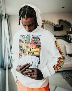 SPRAYGROUND® MONEY BEAR COMIC LIFE HOODY APPAREL+GEAR