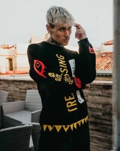 SPRAYGROUND® NO TRESPASSING KNIT CREW APPAREL+GEAR