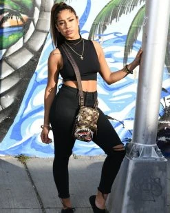 SPRAYGROUND® SHARKFLOWER CROSSBODY SLING