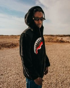 SPRAYGROUND® SPLIT SHARK FLEECE JACKET